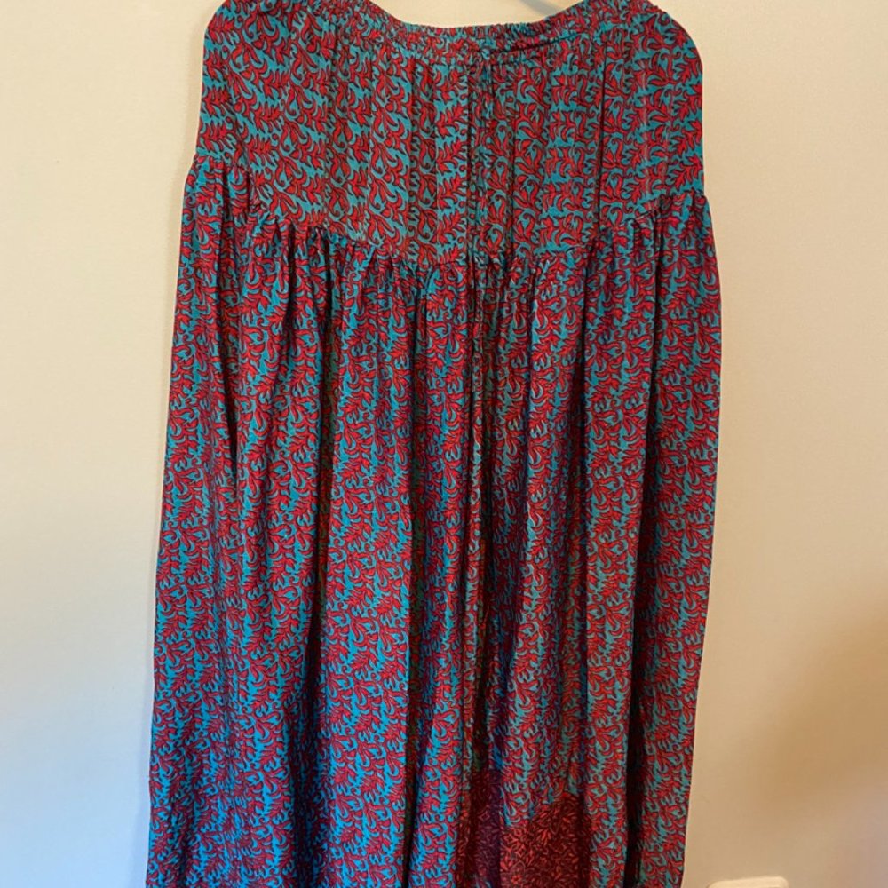 Kantha Bae Silk Palazzo Pants